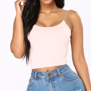 Light pink crop top!!